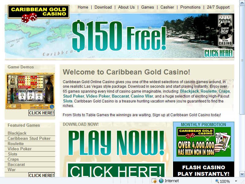 Caribbean Casino by Vegas Technology.