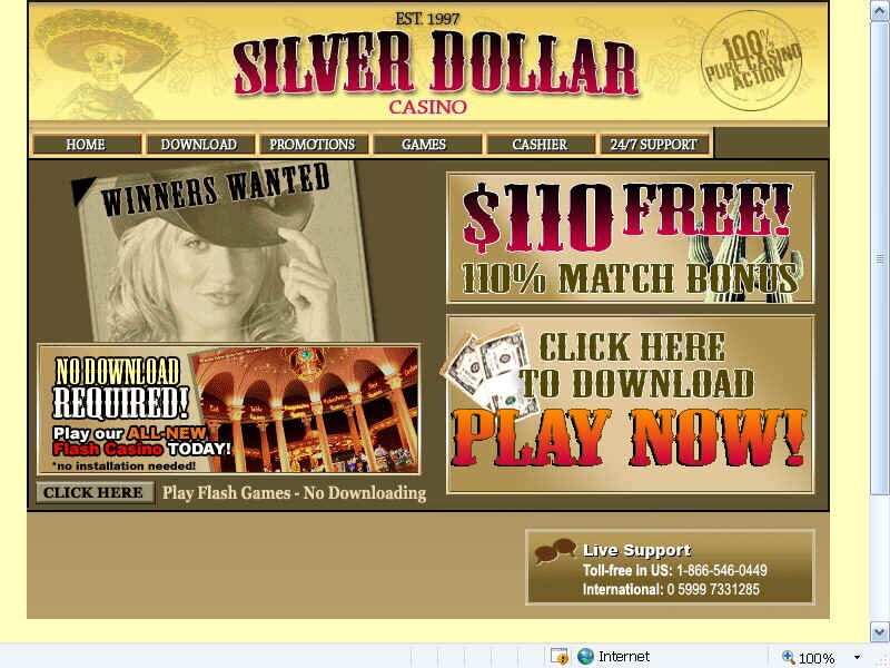 Silver Dollar Online Casino