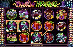 Play Boogie Monsters at Slots Royale, a Microgaming Casino.