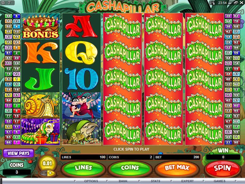 Play the new Cashapillar slots a Blackjack Ballroom Online Casino.