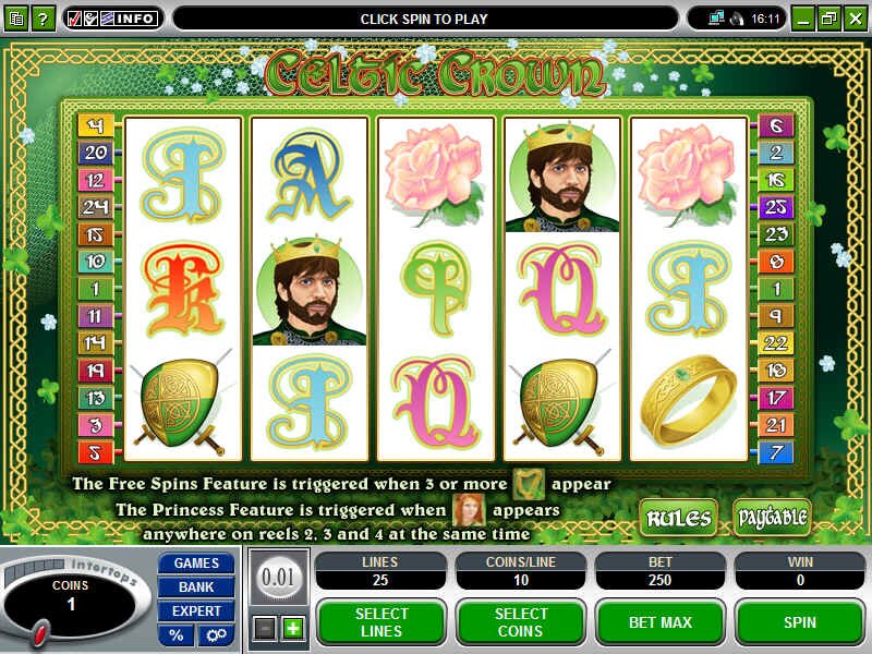 Celtic Crown Slot Machine