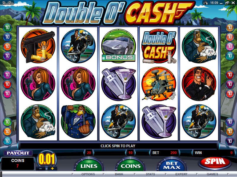 New Slots - Double O Cash by Microgaming.