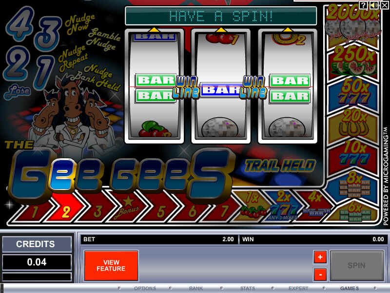 The Gee Gees AWP Slot Machine.