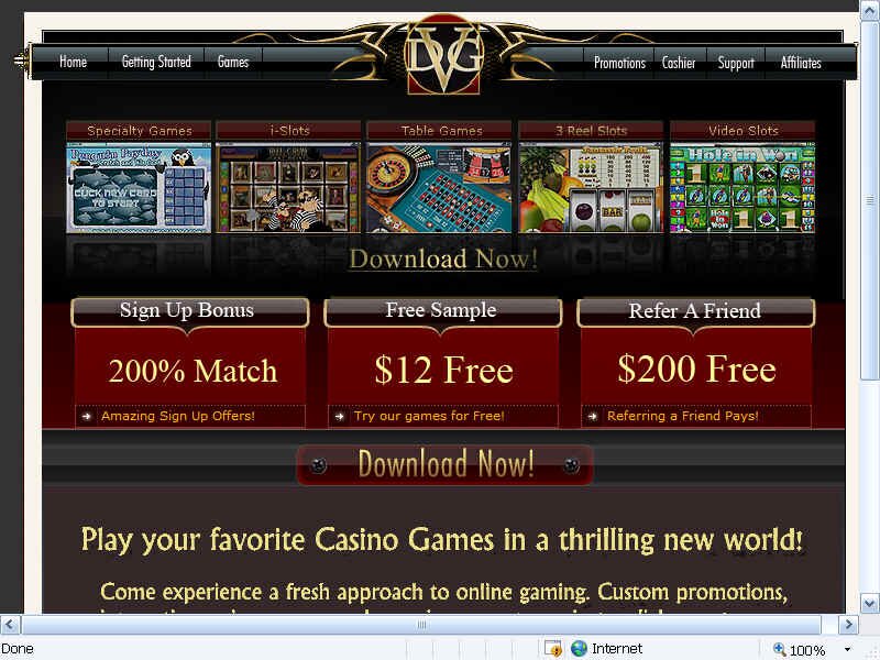 Play i-Slots at DaVincis Gold Casino with $12 free !